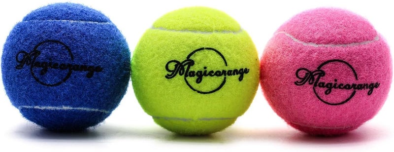 Magicorange Tennis Balls, 12 Pack Advanced Training Tennis Balls Practice Balls, Come with Mesh Bag for Easy Transport, Good for Beginner Training Ball - Image 5